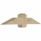 Ekena Millwork Eugene Rough Sawn Timber Gable Bracket, Douglas Fir, 48"W x 10"H x 6"D x 6"F, 5/12 Pitch GBW048X10X0606EUG00RDF - alternate 2
